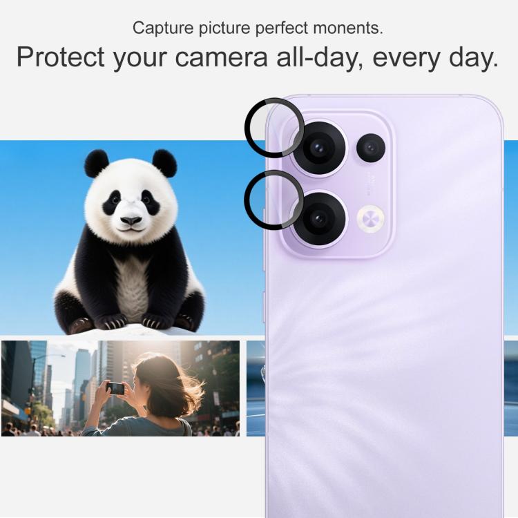 For OPPO Reno13 5G imak Glass Rear Camera Lens Film Phone Case Exclusive, Self-positioning Version