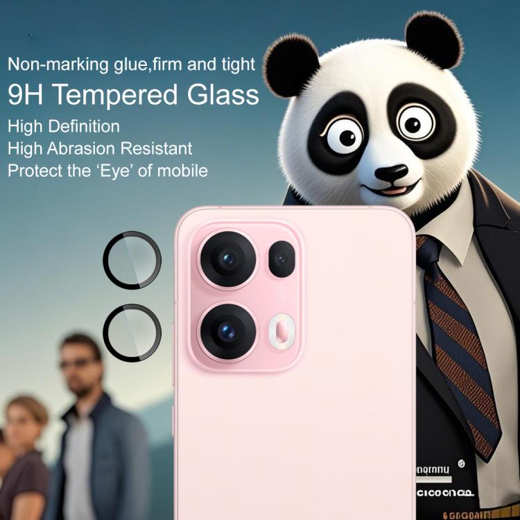 For OPPO Reno13 Pro 5G imak Glass Rear Camera Lens Film Phone Case Exclusive, Self-positioning Version