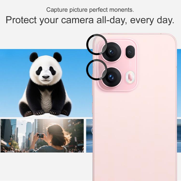For OPPO Reno13 Pro 5G imak Glass Rear Camera Lens Film Phone Case Exclusive, Self-positioning Version
