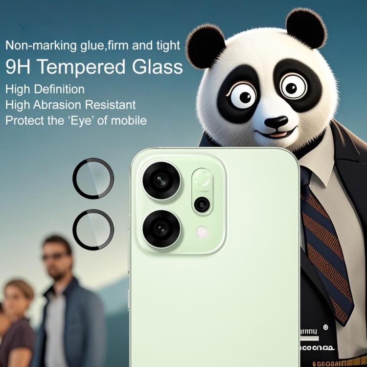 For OPPO Reno14 5G imak Glass Rear Camera Lens Film Phone Case Exclusive, Self-positioning Version