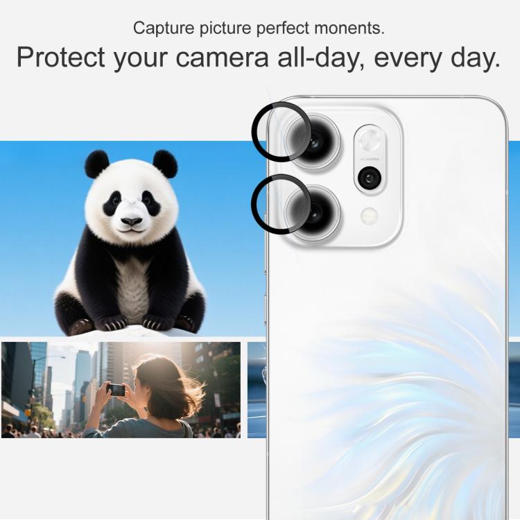 For OOPPO Reno14 Pro 5G imak Glass Rear Camera Lens Film Phone Case Exclusive, Self-positioning Version
