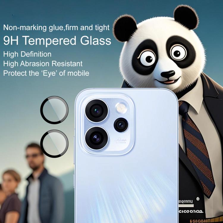 For OPPO Reno15 Pro 5G Global imak Glass Rear Camera Lens Film Phone Case Exclusive, Self-positioning Version