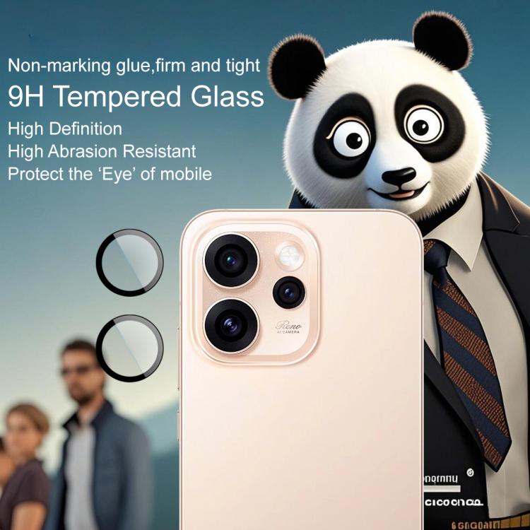 For OPPO Reno15 Pro Max 5G Global imak Glass Rear Camera Lens Film Phone Case Exclusive, Self-positioning Version