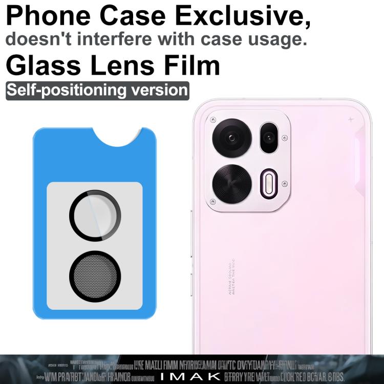 For OPPO K15 Pro 5G / K15 Pro+ imak Glass Rear Camera Lens Film Phone Case Exclusive, Self-positioning Version