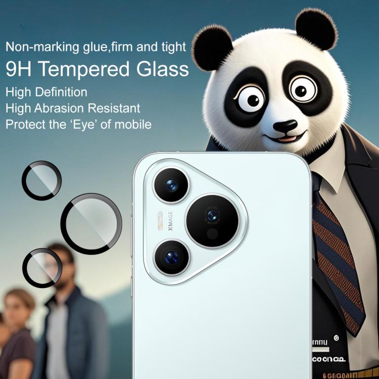 For Huawei Pura 70 imak Glass Rear Camera Lens Film Phone Case Exclusive, Self-positioning Version
