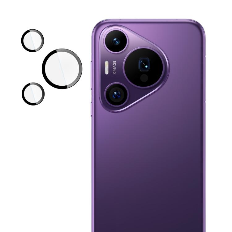 For Huawei Pura 70 Pro / Pura 70 Pro+ imak Glass Rear Camera Lens Film Phone Case Exclusive, Self-positioning Version