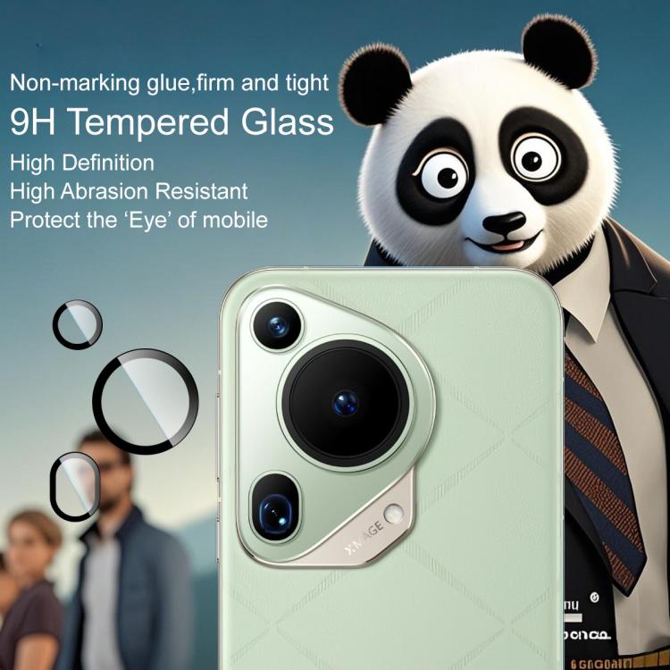 For Huawei Pura 70 Ultra imak Glass Rear Camera Lens Film Phone Case Exclusive, Self-positioning Version