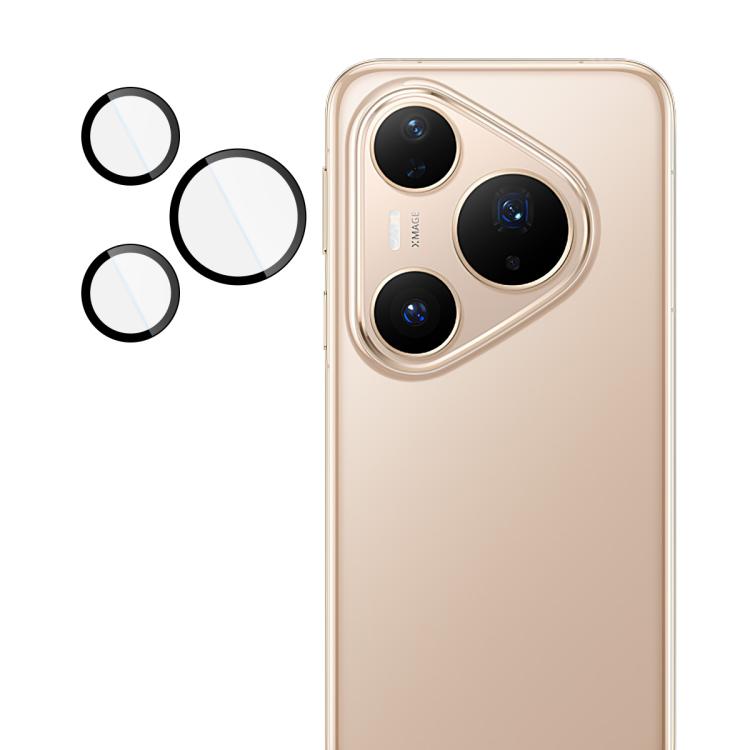 For Huawei Pura 80 Pro / Pura 80 Pro+ imak Glass Rear Camera Lens Film Phone Case Exclusive, Self-positioning Version