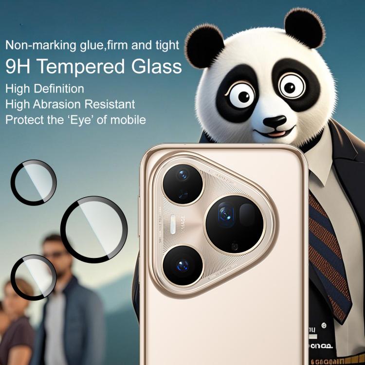 For Huawei Pura 80 Ultra 5G imak Glass Rear Camera Lens Film Phone Case Exclusive, Self-positioning Version