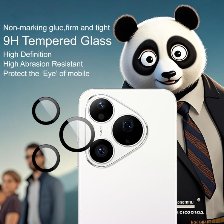For Huawei Pura 90 Pro 5G imak Glass Rear Camera Lens Film Phone Case Exclusive, Self-positioning Version