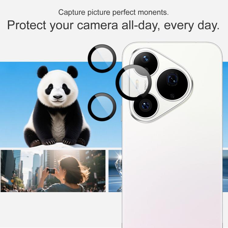 For Huawei Pura 90 Pro 5G imak Glass Rear Camera Lens Film Phone Case Exclusive, Self-positioning Version
