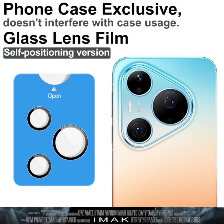 For Huawei Pura 90 Pro Max 5G imak Glass Rear Camera Lens Film Phone Case Exclusive, Self-positioning Version