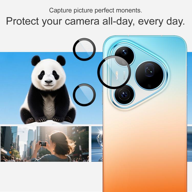 For Huawei Pura 90 Pro Max 5G imak Glass Rear Camera Lens Film Phone Case Exclusive, Self-positioning Version