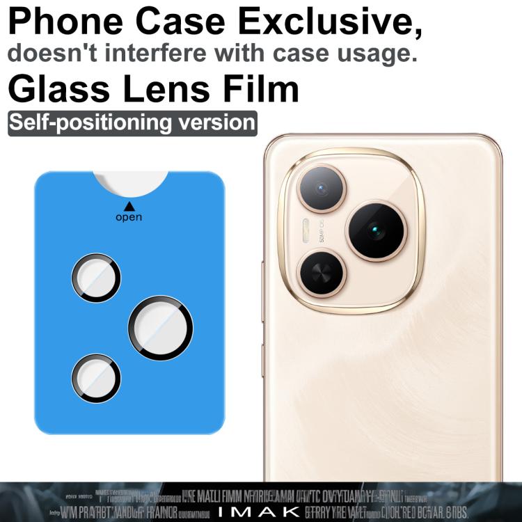 For Honor Power imak Glass Rear Camera Lens Film Phone Case Exclusive, Self-positioning Version