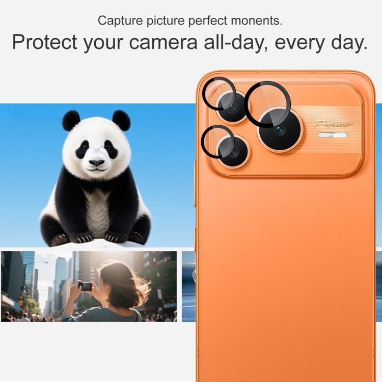 For Honor Power2 imak Glass Rear Camera Lens Film Phone Case Exclusive, Self-positioning Version