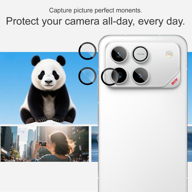 For Honor Win 5G imak Glass Rear Camera Lens Film Phone Case Exclusive, Self-positioning Version