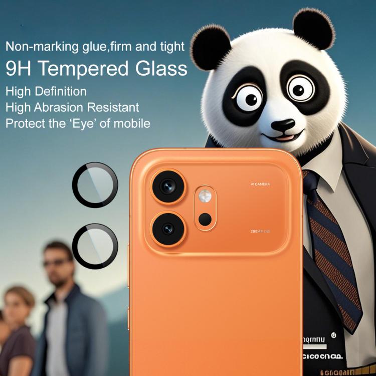 For Honor 600 Global imak Glass Rear Camera Lens Film Phone Case Exclusive, Self-positioning Version
