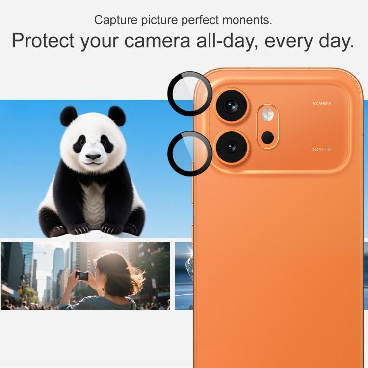 For Honor 600 Global imak Glass Rear Camera Lens Film Phone Case Exclusive, Self-positioning Version