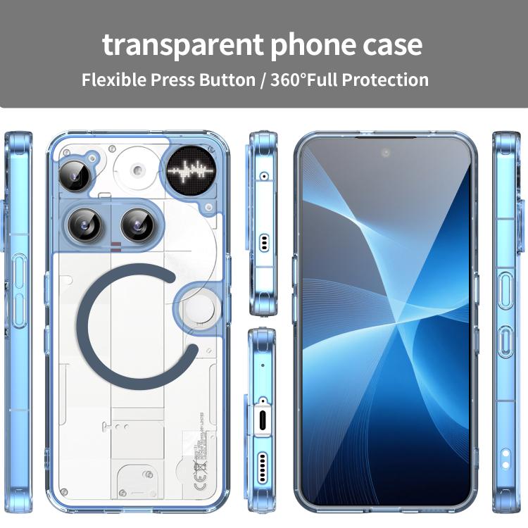 For Nothing Phone 3 PC Hybrid TPU Airbag Shockproof MagSafe Phone Case