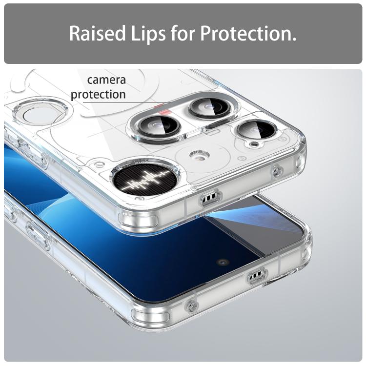 For Nothing Phone 3 PC Hybrid TPU Airbag Shockproof MagSafe Phone Case