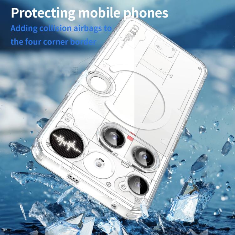 For Nothing Phone 3 PC Hybrid TPU Airbag Shockproof MagSafe Phone Case