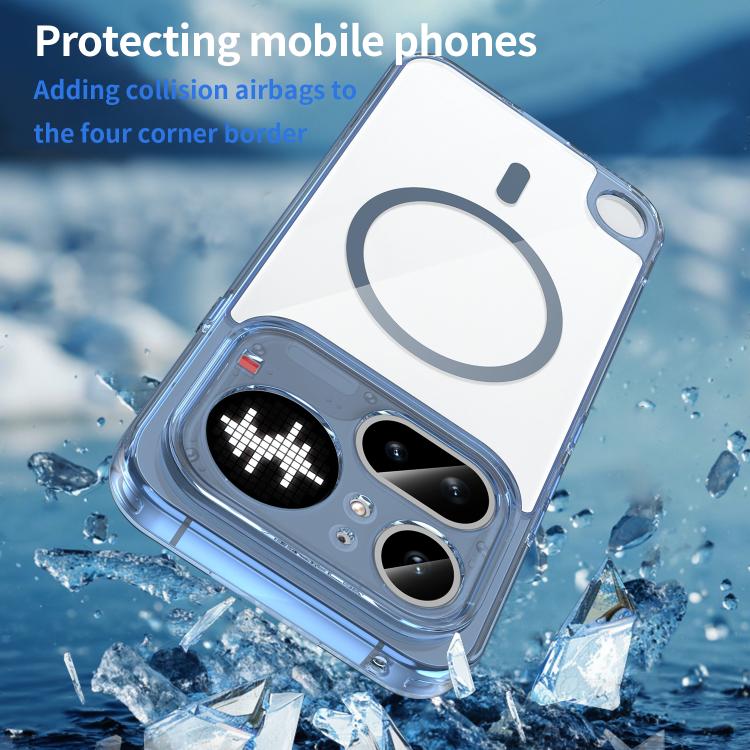 For Nothing Phone 4a Pro PC Hybrid TPU Airbag Shockproof MagSafe Phone Case