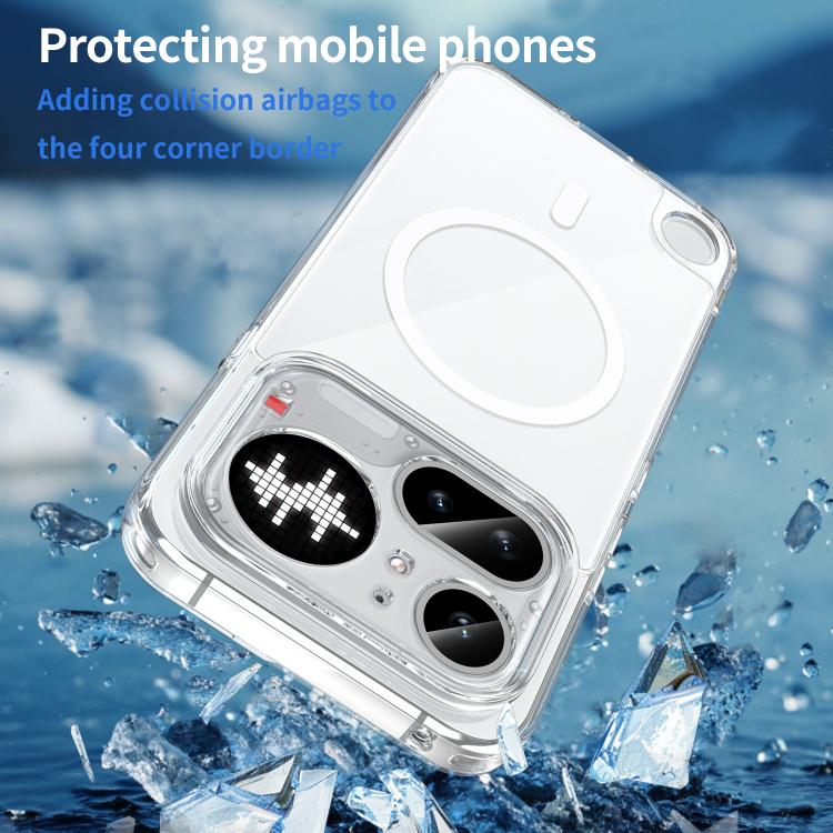 For Nothing Phone 4a Pro PC Hybrid TPU Airbag Shockproof MagSafe Phone Case