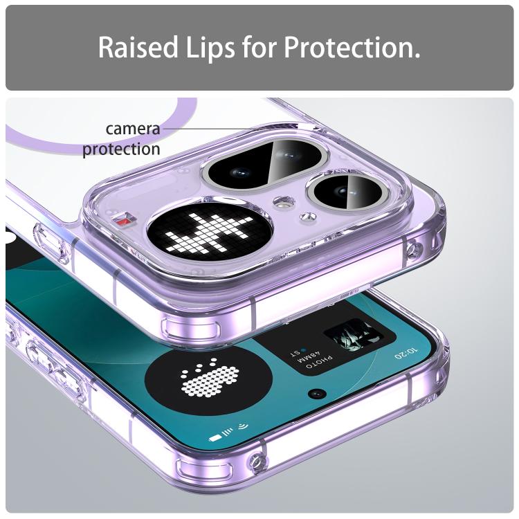 For Nothing Phone 4a Pro PC Hybrid TPU Airbag Shockproof MagSafe Phone Case