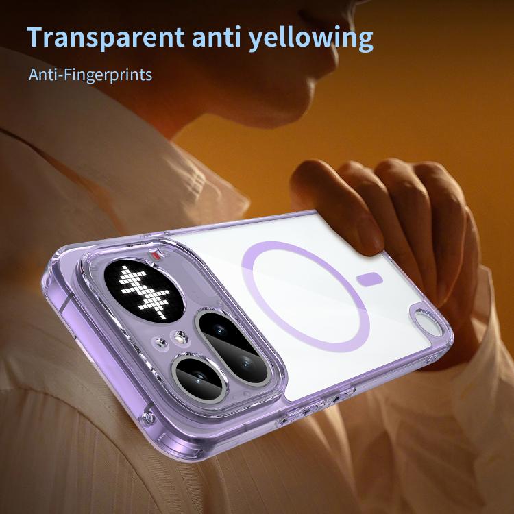 For Nothing Phone 4a Pro PC Hybrid TPU Airbag Shockproof MagSafe Phone Case