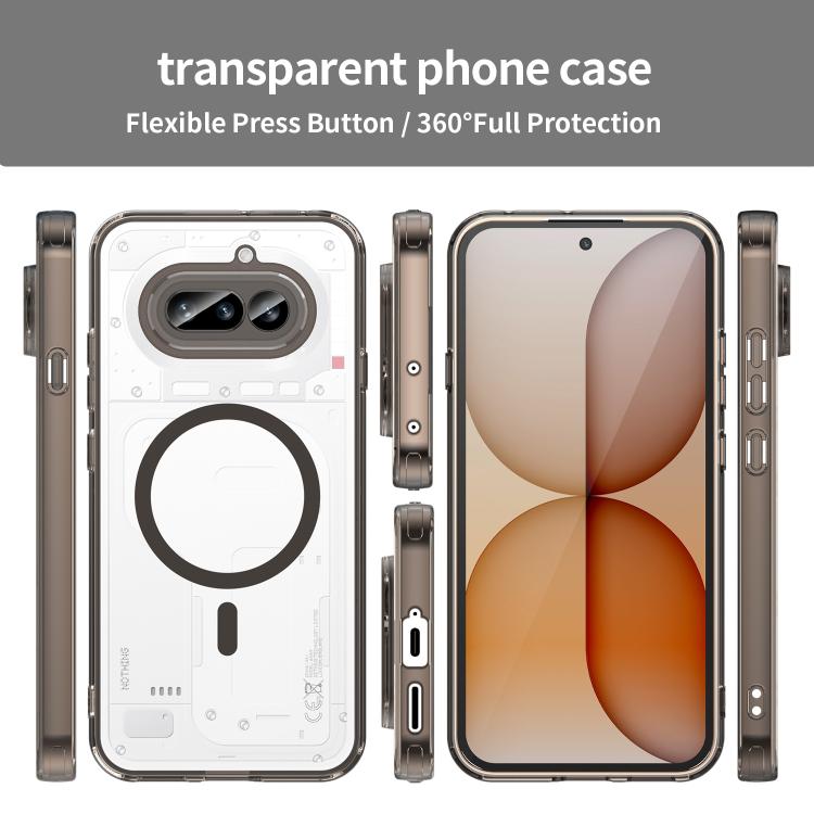 For Nothing Phone 4a PC Hybrid TPU Airbag Shockproof MagSafe Phone Case