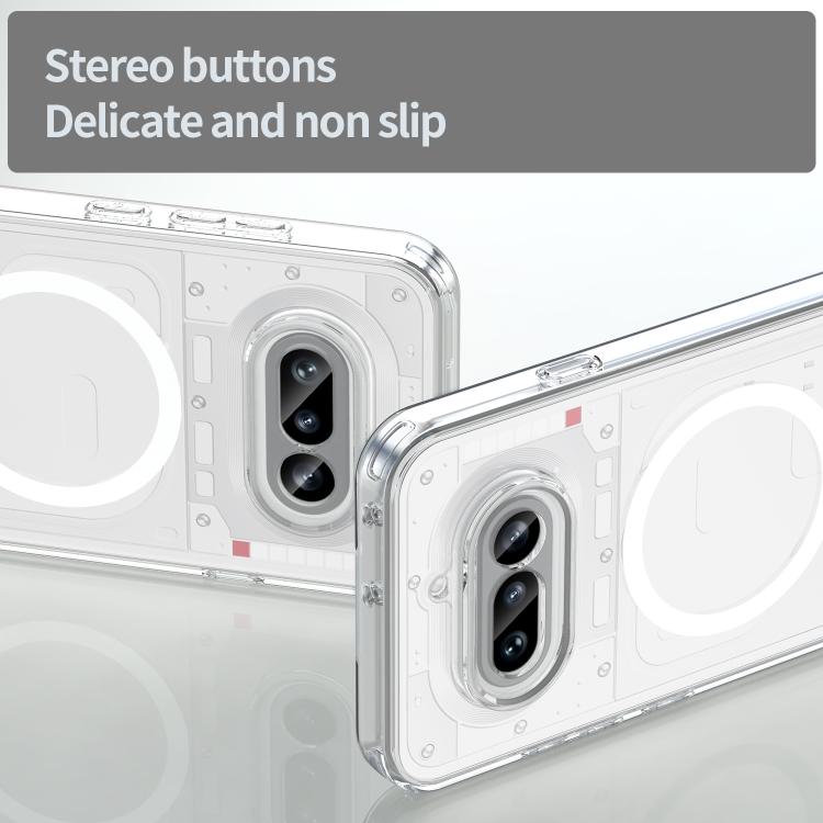 For Nothing Phone 4a PC Hybrid TPU Airbag Shockproof MagSafe Phone Case
