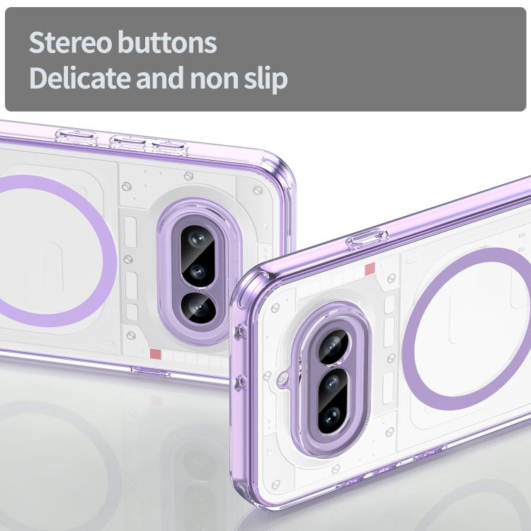 For Nothing Phone 4a PC Hybrid TPU Airbag Shockproof MagSafe Phone Case
