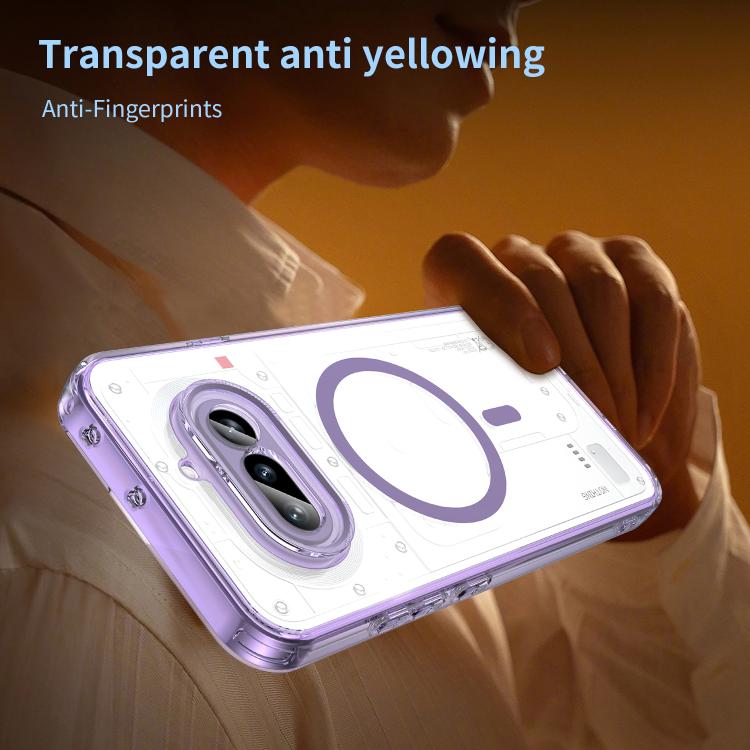 For Nothing Phone 4a PC Hybrid TPU Airbag Shockproof MagSafe Phone Case