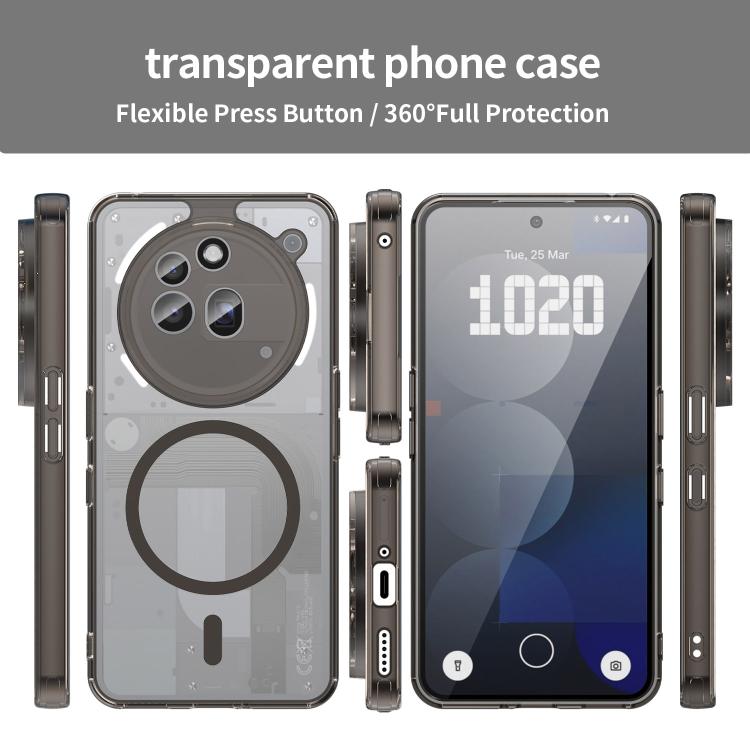 For Nothing Phone 3a Pro PC Hybrid TPU Airbag Shockproof MagSafe Phone Case