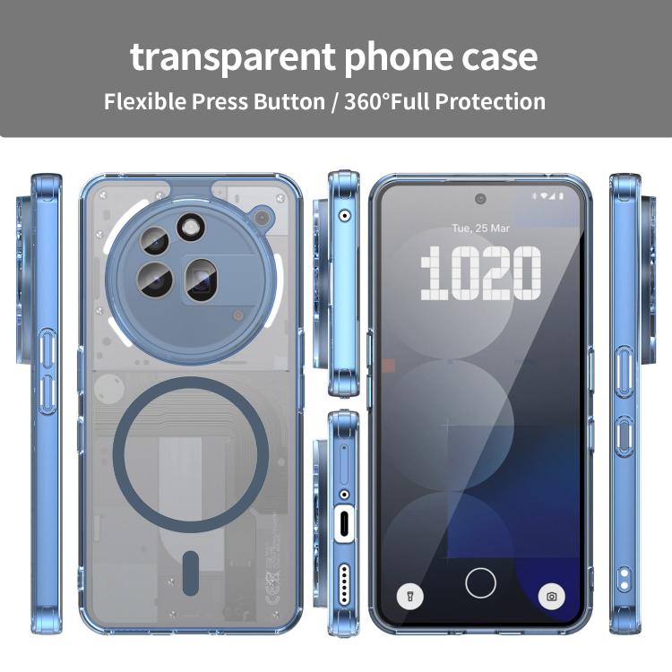 For Nothing Phone 3a Pro PC Hybrid TPU Airbag Shockproof MagSafe Phone Case
