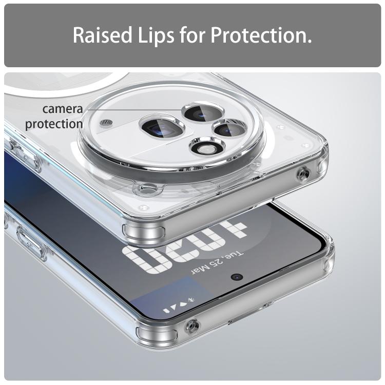 For Nothing Phone 3a Pro PC Hybrid TPU Airbag Shockproof MagSafe Phone Case