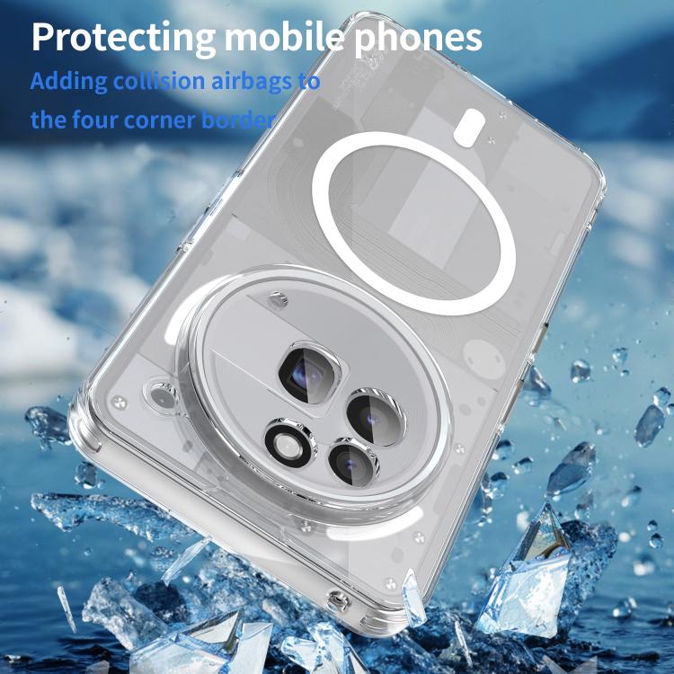 For Nothing Phone 3a Pro PC Hybrid TPU Airbag Shockproof MagSafe Phone Case