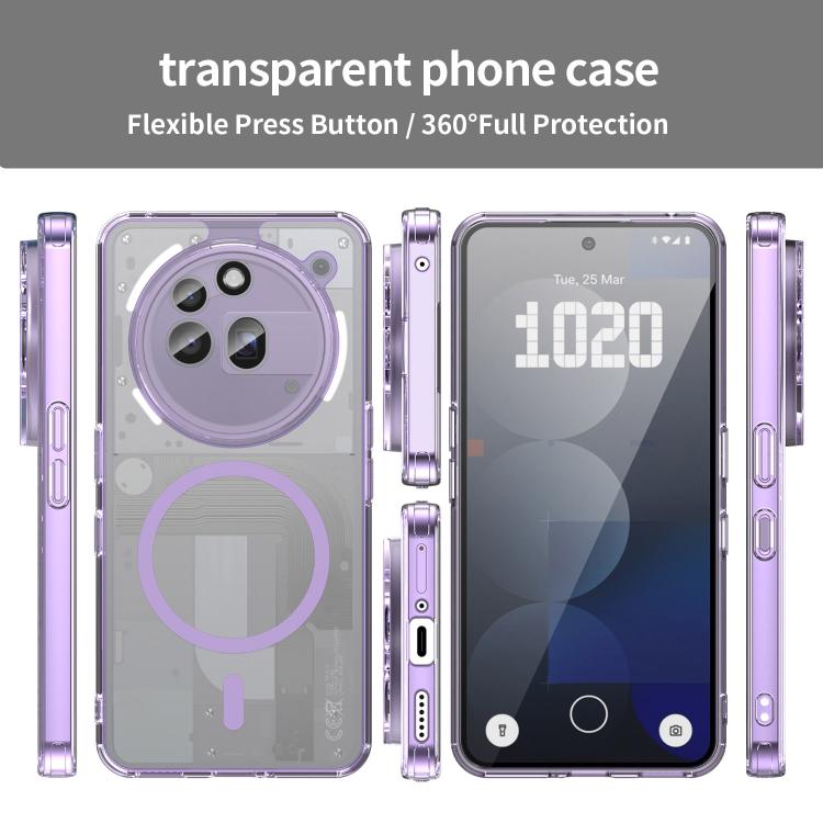 For Nothing Phone 3a Pro PC Hybrid TPU Airbag Shockproof MagSafe Phone Case