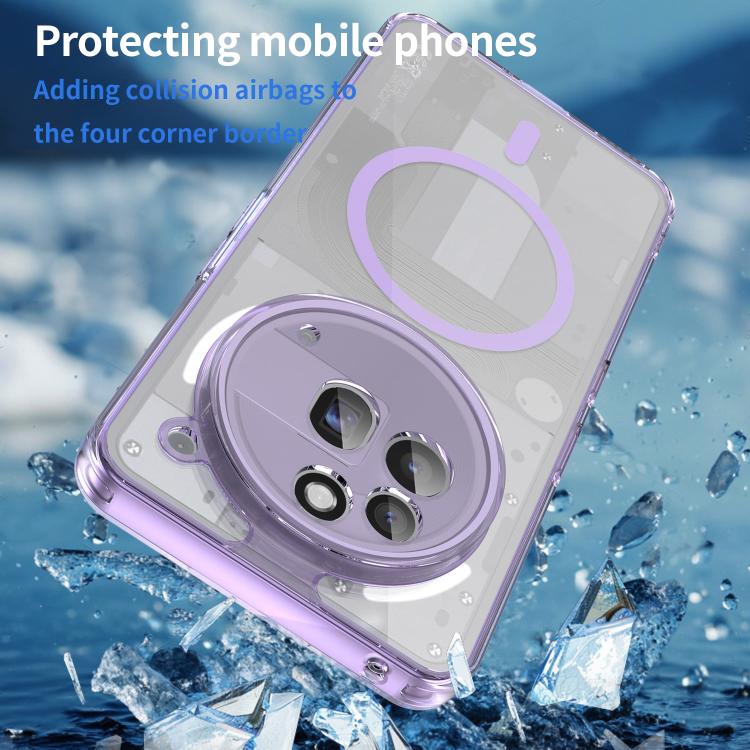 For Nothing Phone 3a Pro PC Hybrid TPU Airbag Shockproof MagSafe Phone Case