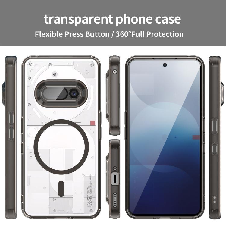 For Nothing Phone 3a PC Hybrid TPU Airbag Shockproof MagSafe Phone Case