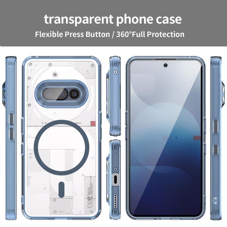 For Nothing Phone 3a PC Hybrid TPU Airbag Shockproof MagSafe Phone Case