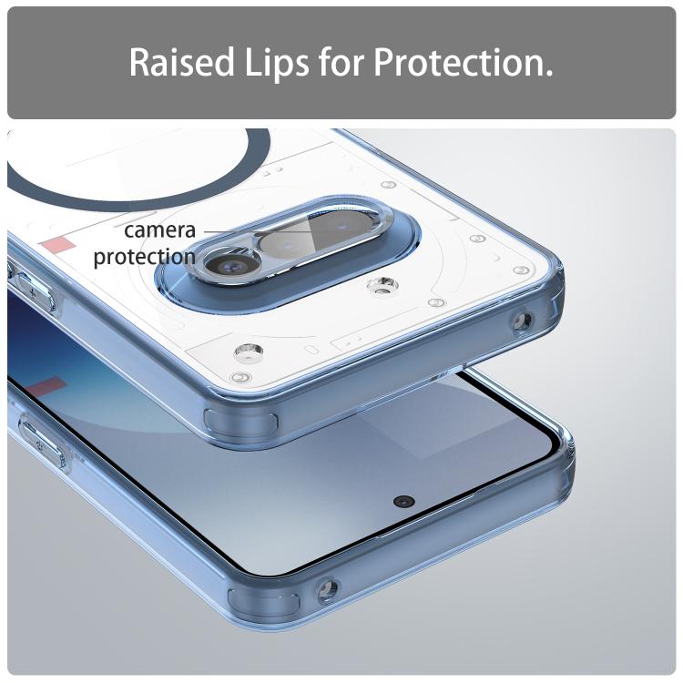For Nothing Phone 3a PC Hybrid TPU Airbag Shockproof MagSafe Phone Case