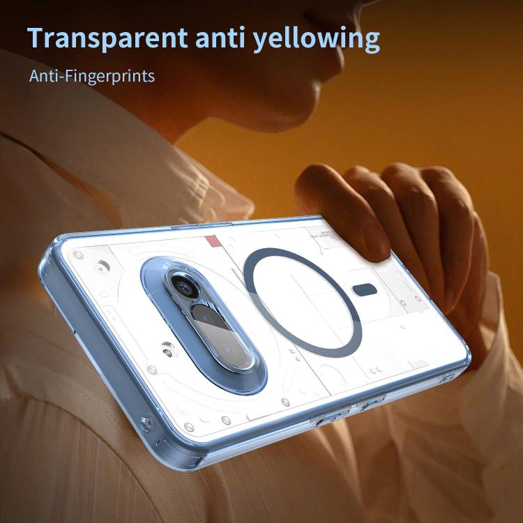 For Nothing Phone 3a PC Hybrid TPU Airbag Shockproof MagSafe Phone Case