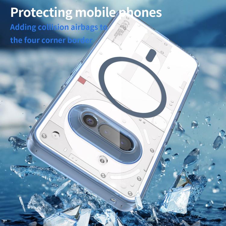 For Nothing Phone 3a PC Hybrid TPU Airbag Shockproof MagSafe Phone Case