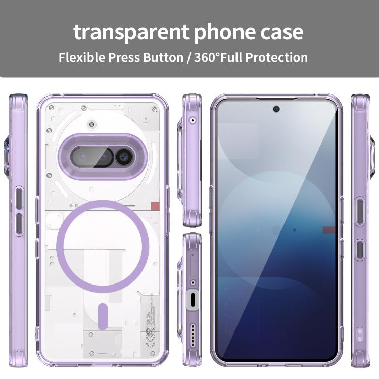 For Nothing Phone 3a PC Hybrid TPU Airbag Shockproof MagSafe Phone Case