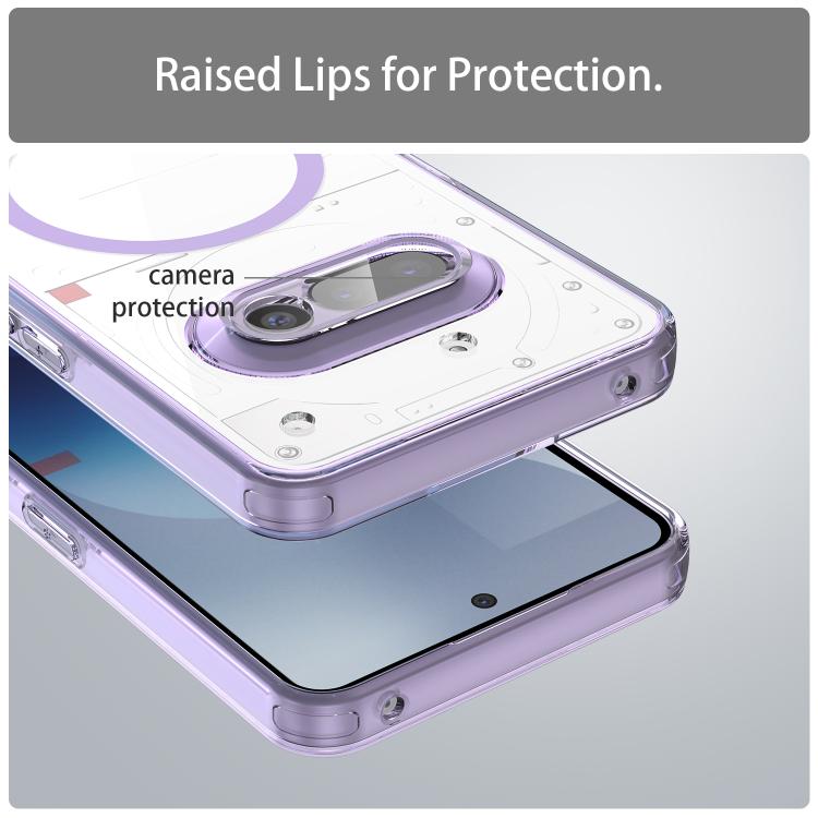 For Nothing Phone 3a PC Hybrid TPU Airbag Shockproof MagSafe Phone Case