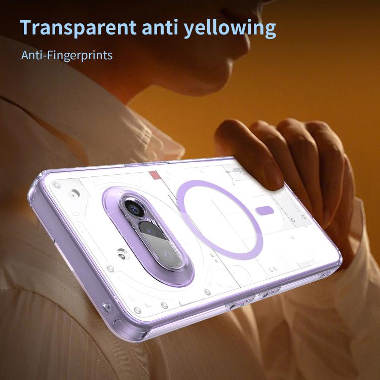 For Nothing Phone 3a PC Hybrid TPU Airbag Shockproof MagSafe Phone Case