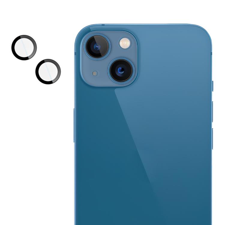 For iPhone 13 / 13 mini imak Glass Rear Camera Lens Film Phone Case Exclusive, Self-positioning Version