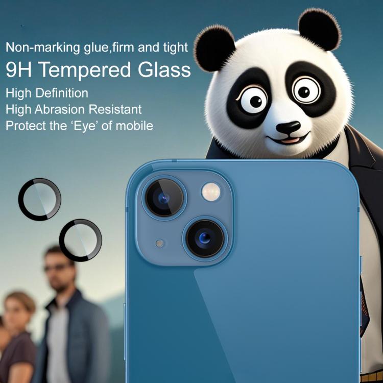 For iPhone 13 / 13 mini imak Glass Rear Camera Lens Film Phone Case Exclusive, Self-positioning Version