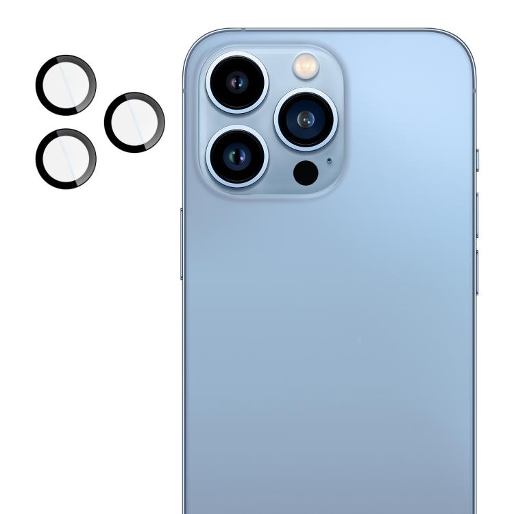 For iPhone 13 Pro / 13 Pro Max imak Glass Rear Camera Lens Film Phone Case Exclusive, Self-positioning Version